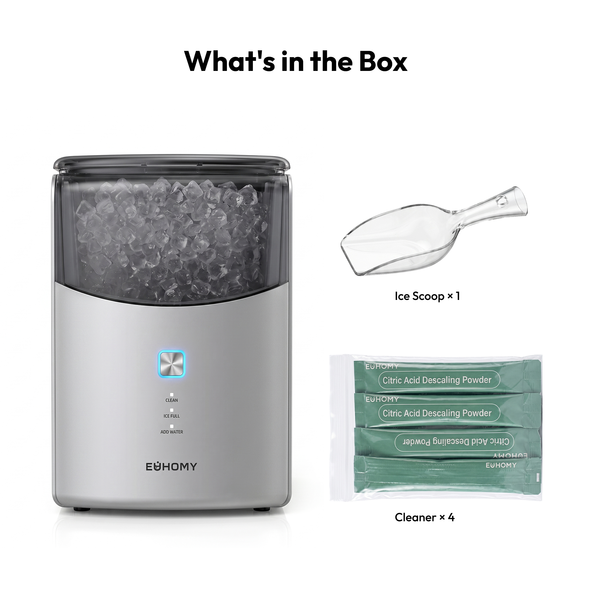 Euhomy Pearl L1 Max Nugget Ice Maker