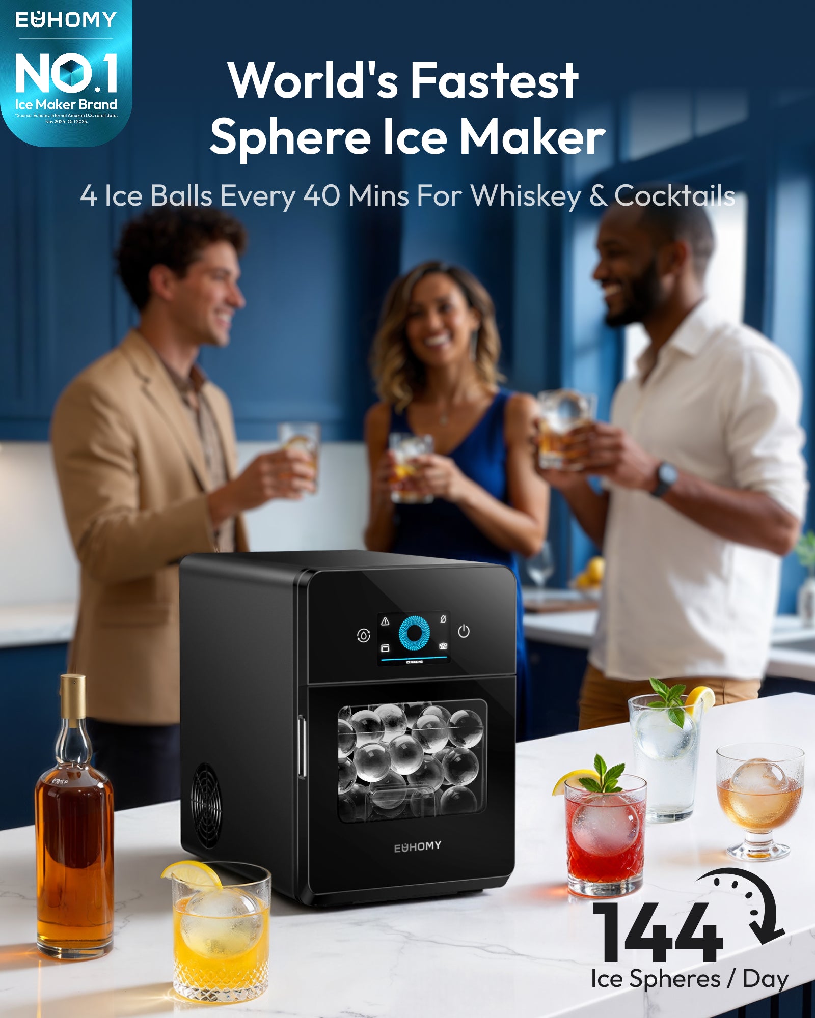 Euhomy Rock SE Sphere Ice Maker