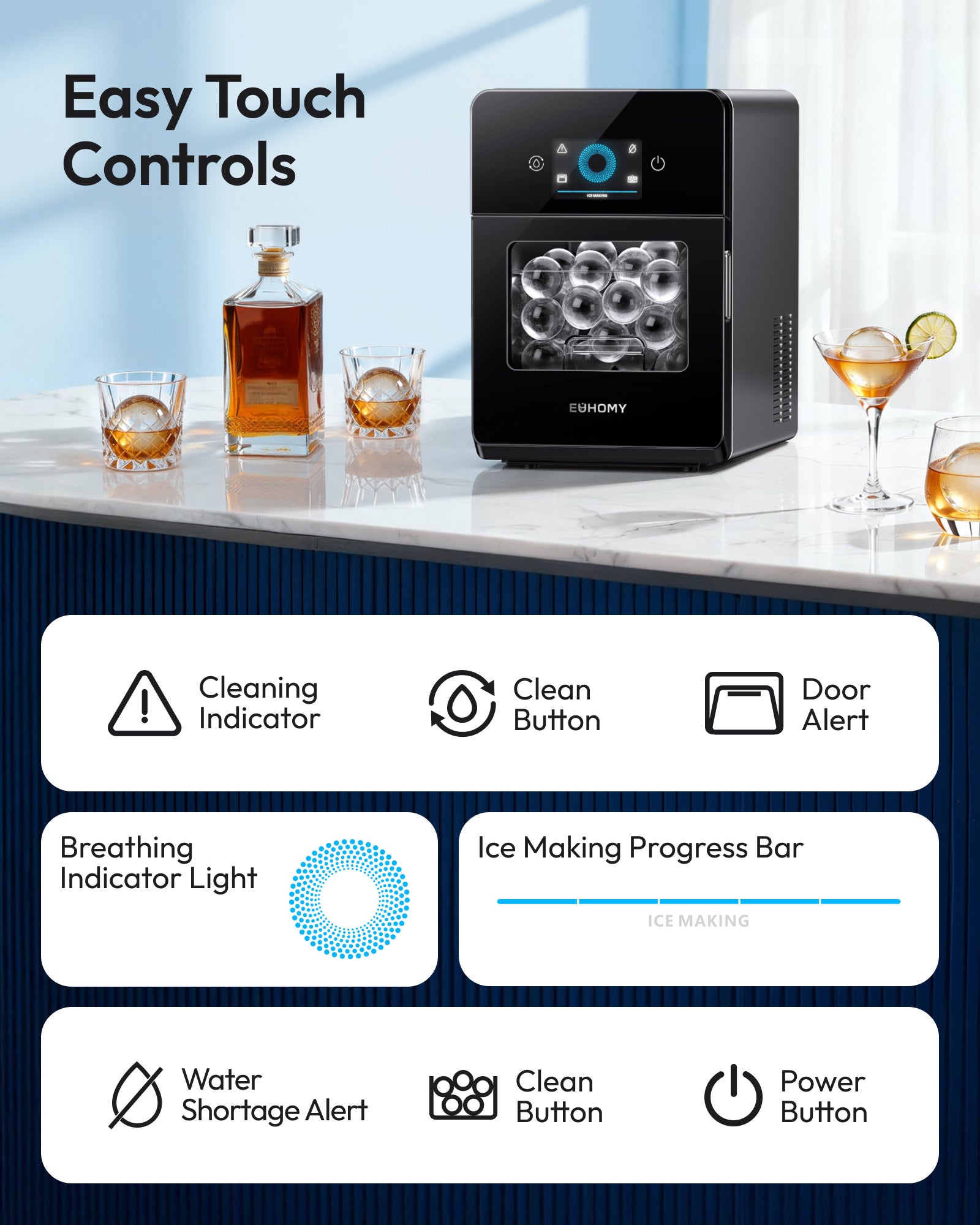 Euhomy Rock SE Sphere Ice Maker