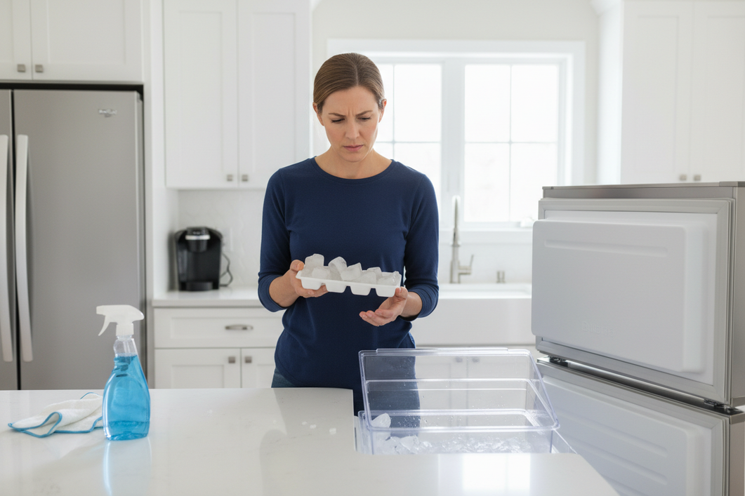 How to Fix Ice That Tastes Like Mold or Mildew