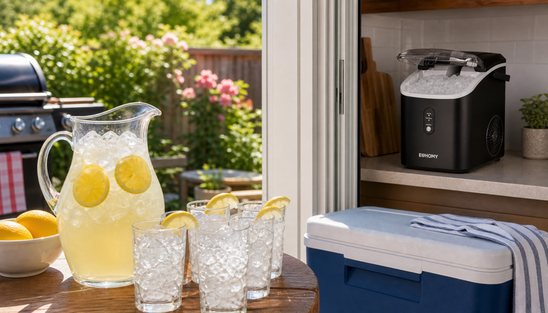 What Ice Shape Keeps Lemonade Cold Longest at Backyard BBQs?