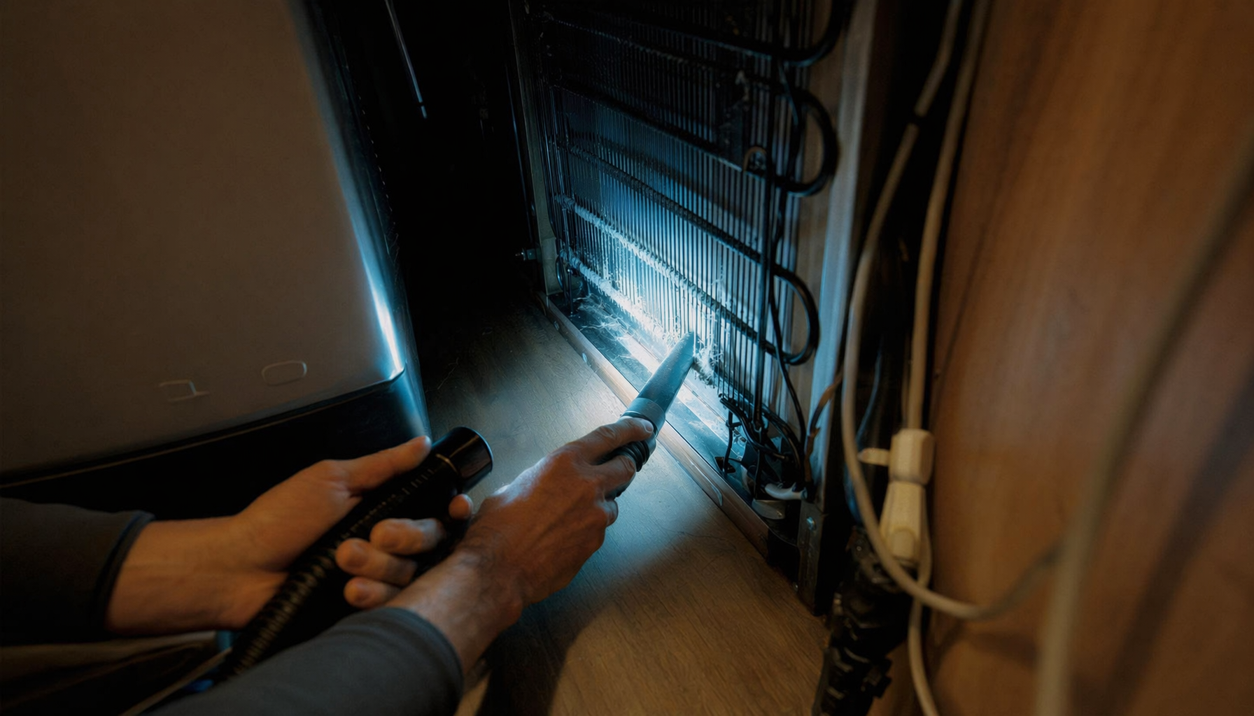 How to Clean Portable Refrigerator Condenser Coils in Tight Spaces Without Blocking Airflow