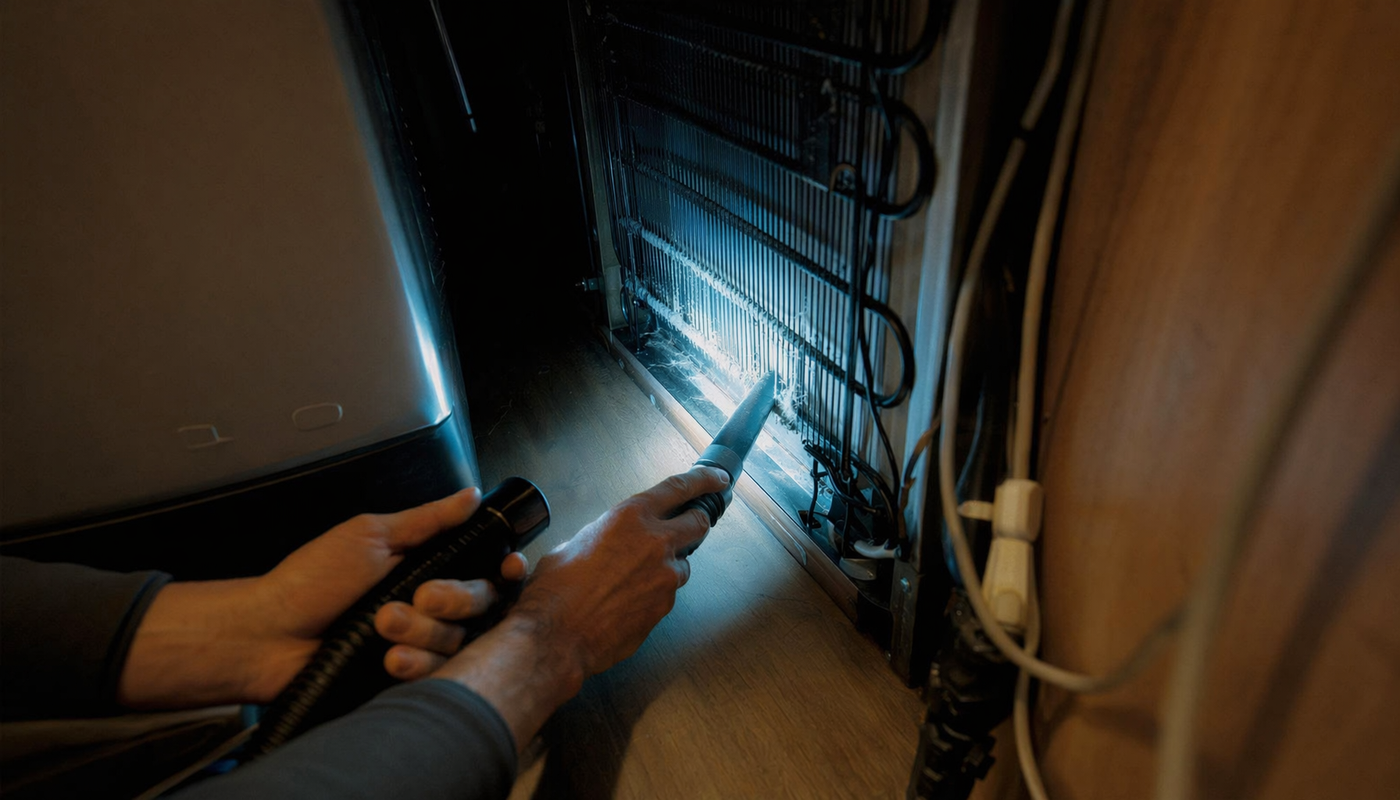 How to Clean Portable Refrigerator Condenser Coils in Tight Spaces Without Blocking Airflow
