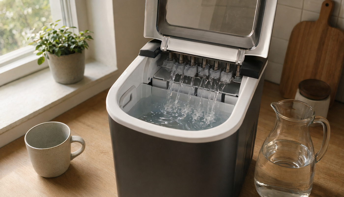 How Recirculation Works in Countertop Ice Makers: Water Flow, Ice Formation, and Cleaning Implications