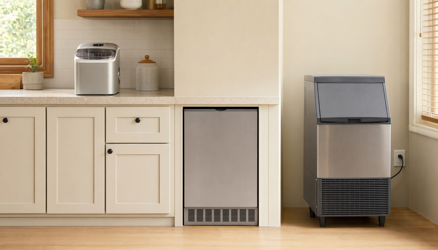 How to Choose the Right Ice Maker: Home vs. Commercial Ice Maker Buying Guide