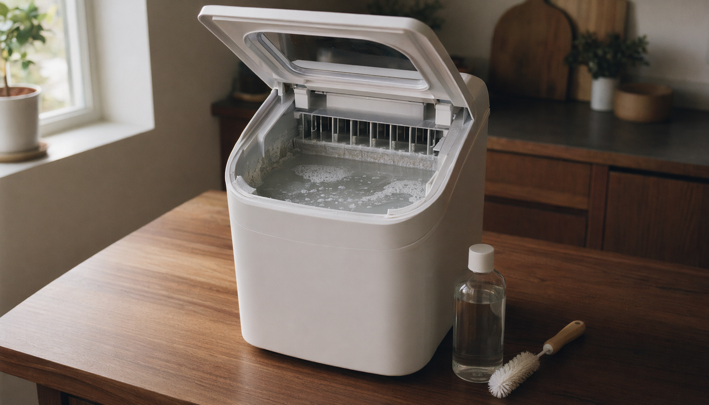 How to Clean Hard-to-Reach Ice Maker Components Without Disassembly