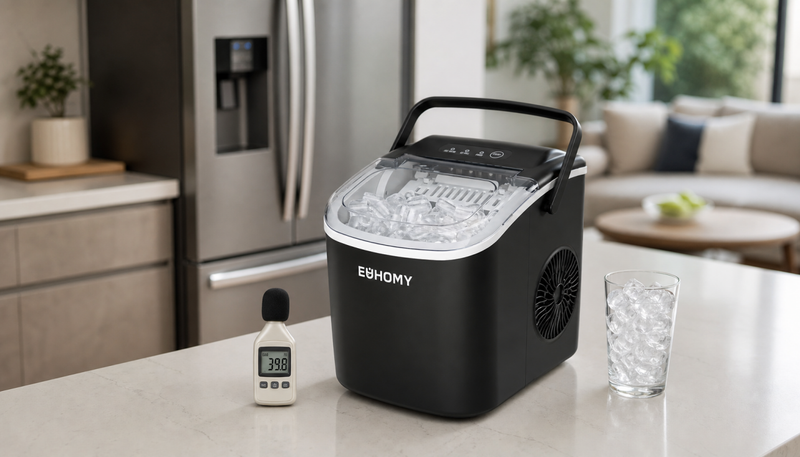 What Decibel Level Is Considered Quiet for a Countertop Ice Maker?