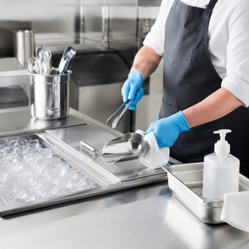 How to Sanitize Ice Scoops and Tongs Properly