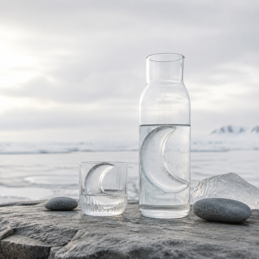 How Crescent Ice Fits the Minimalist Glassware Movement