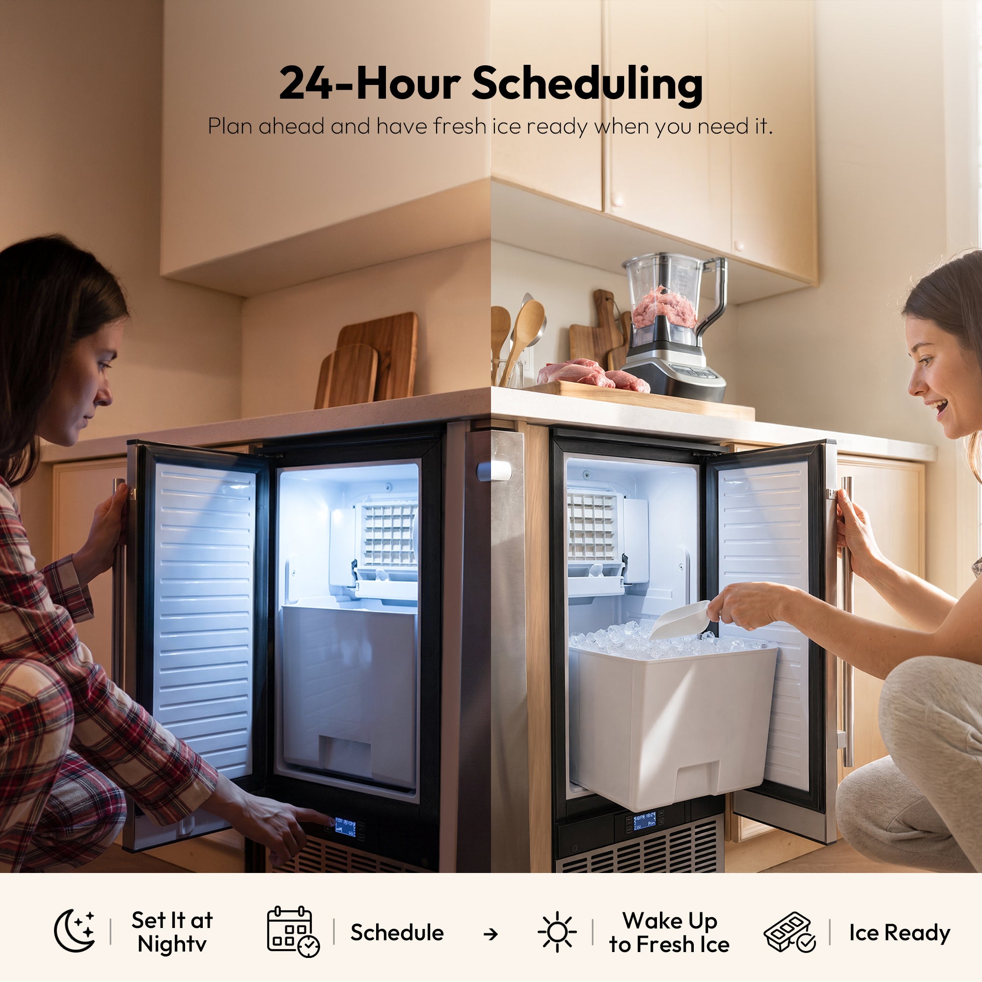 Euhomy Lucid S2 Cube Commercial Ice Maker