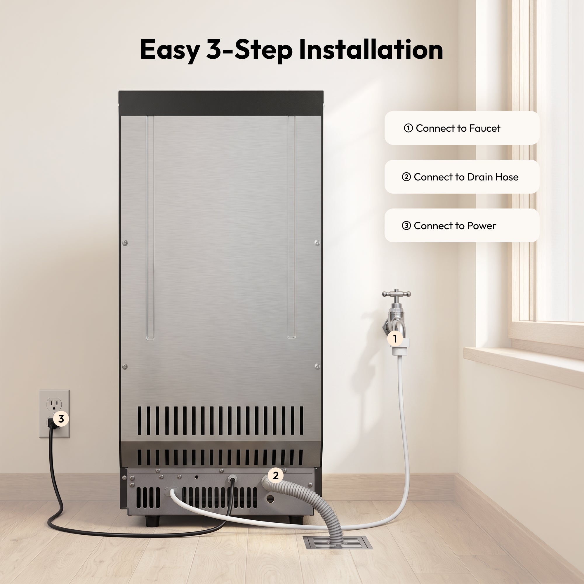 Euhomy Lucid S2 Cube Commercial Ice Maker