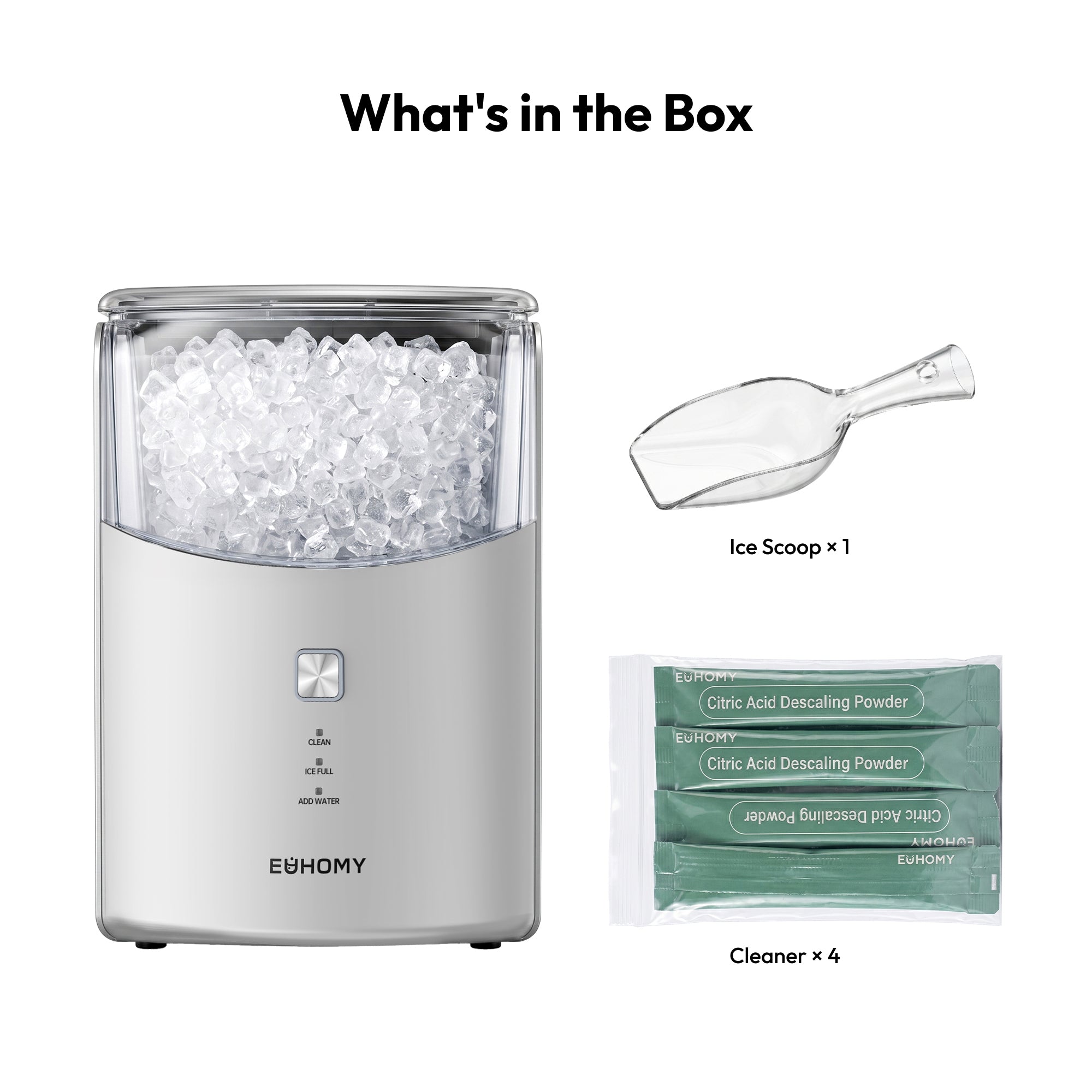 Euhomy Pearl L1 Max Nugget Ice Maker