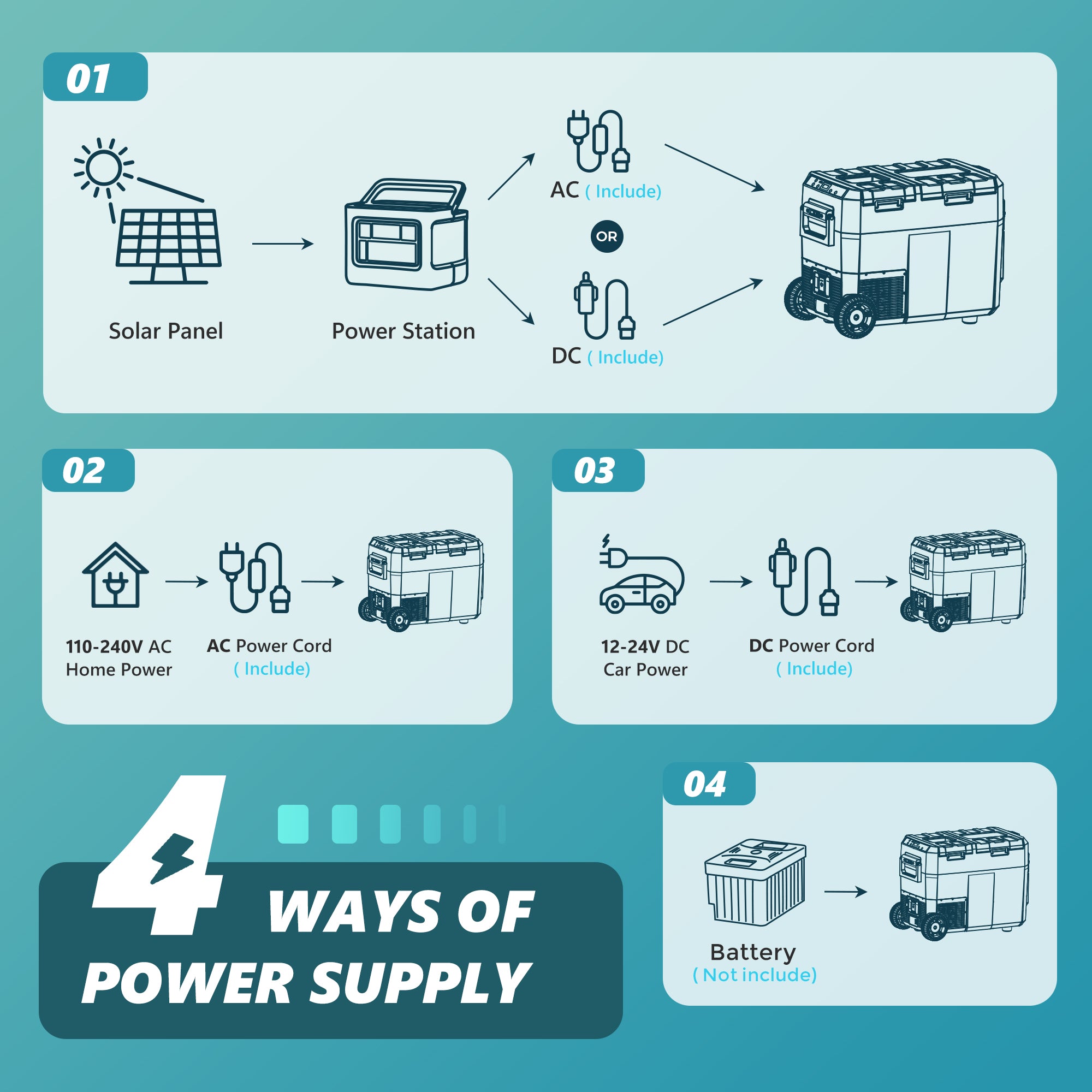 EUHOMY 12 Volt Fridge with Ice Maker Large Capacity Design Camp Refrigerator - Euhomy