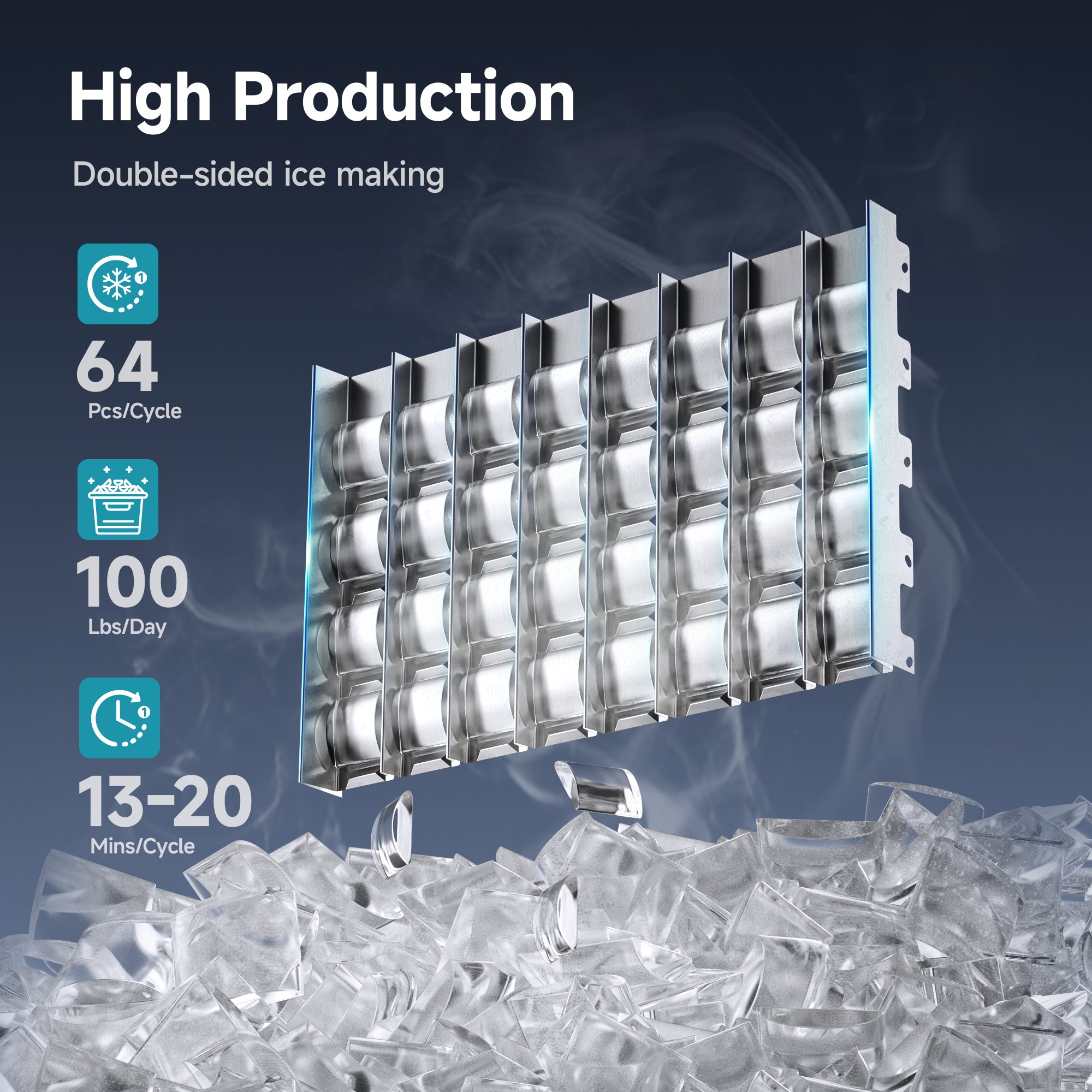 Euhomy Moon SE Crescent Commercial Ice Maker